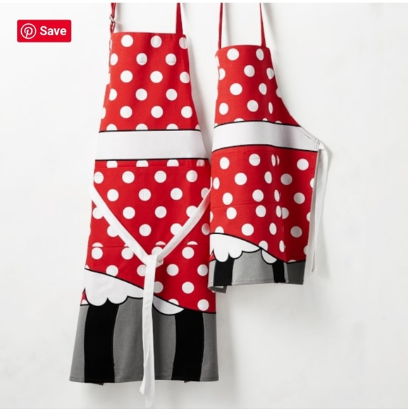 WILLIAMS SONOMA Minnie Mouse Adult Apron - Picture 2 of 14